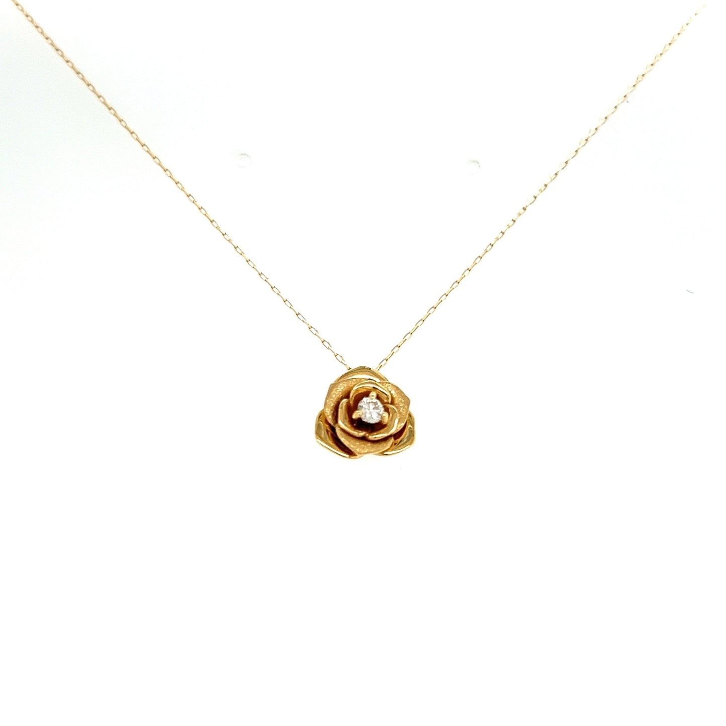Rose Necklace 0.07ct - JMW Jewelry Wholesale