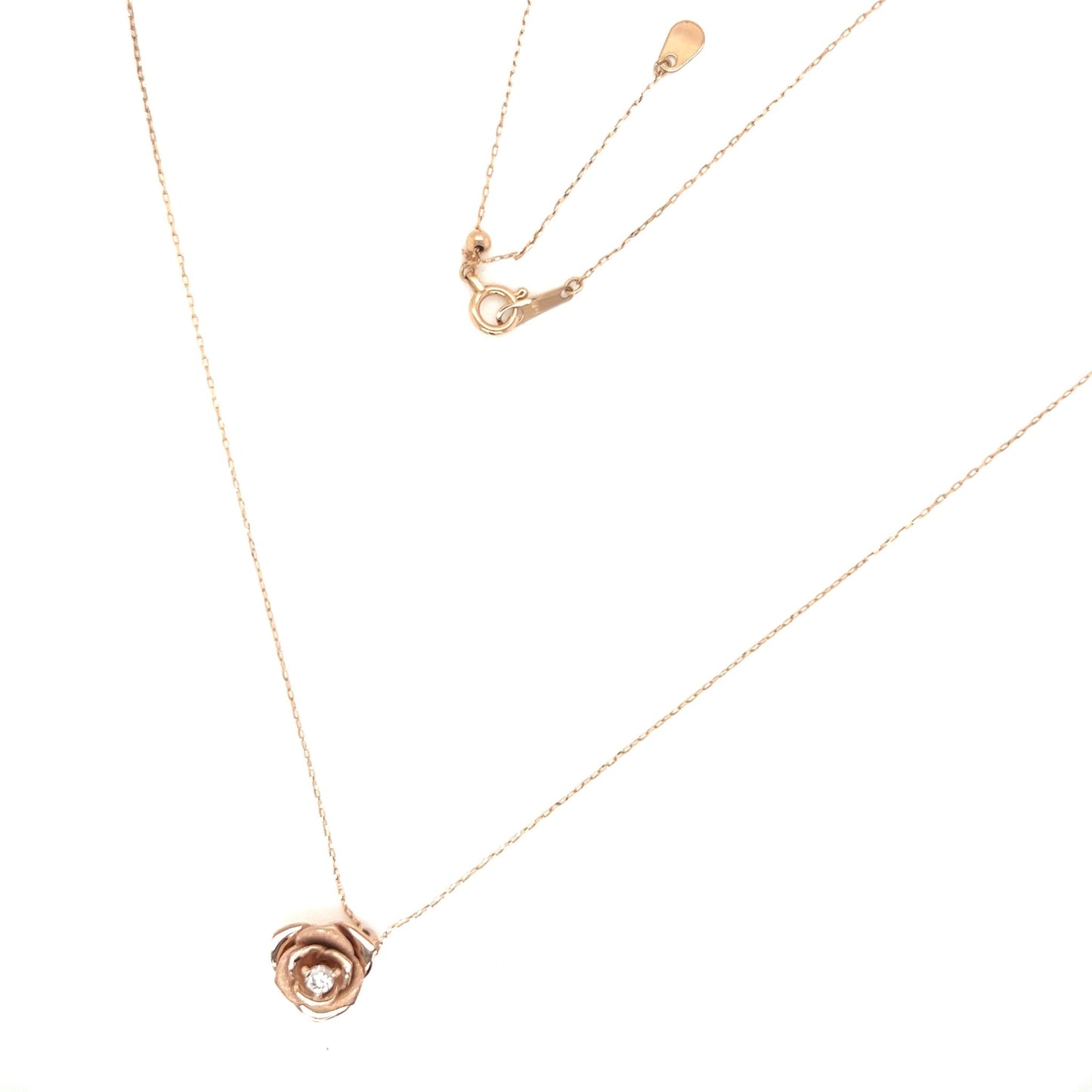 Rose Necklace 0.07ct - JMW Jewelry Wholesale