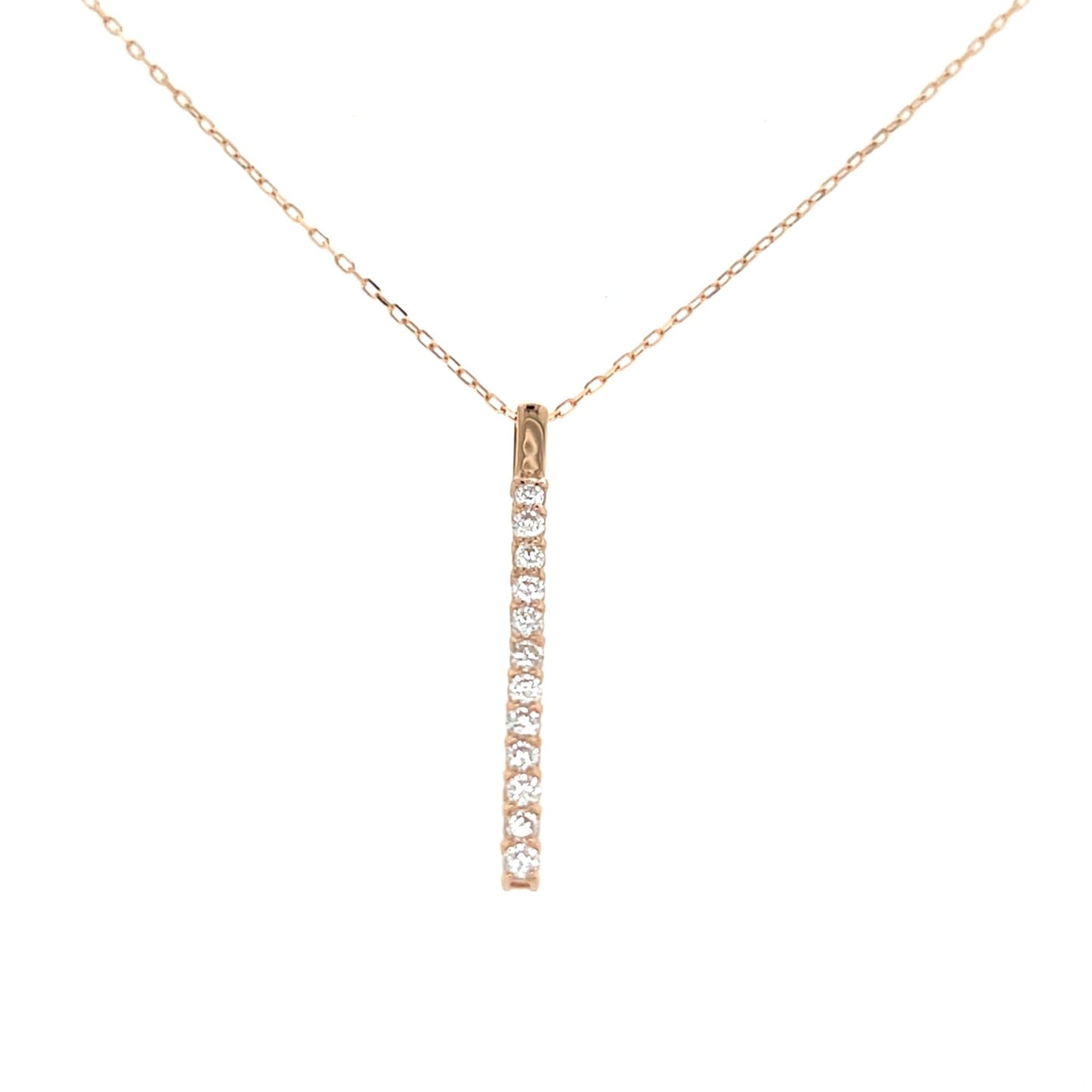 Row Necklace 0.3ct - JMW Jewelry Wholesale