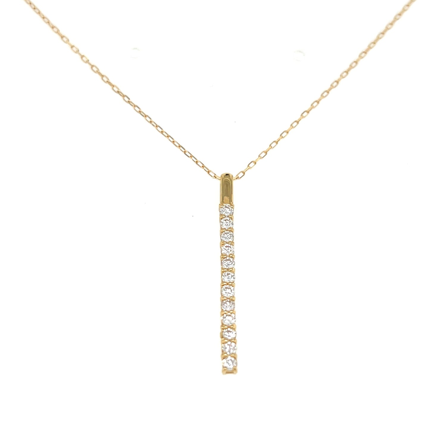 Row Necklace 0.3ct - JMW Jewelry Wholesale