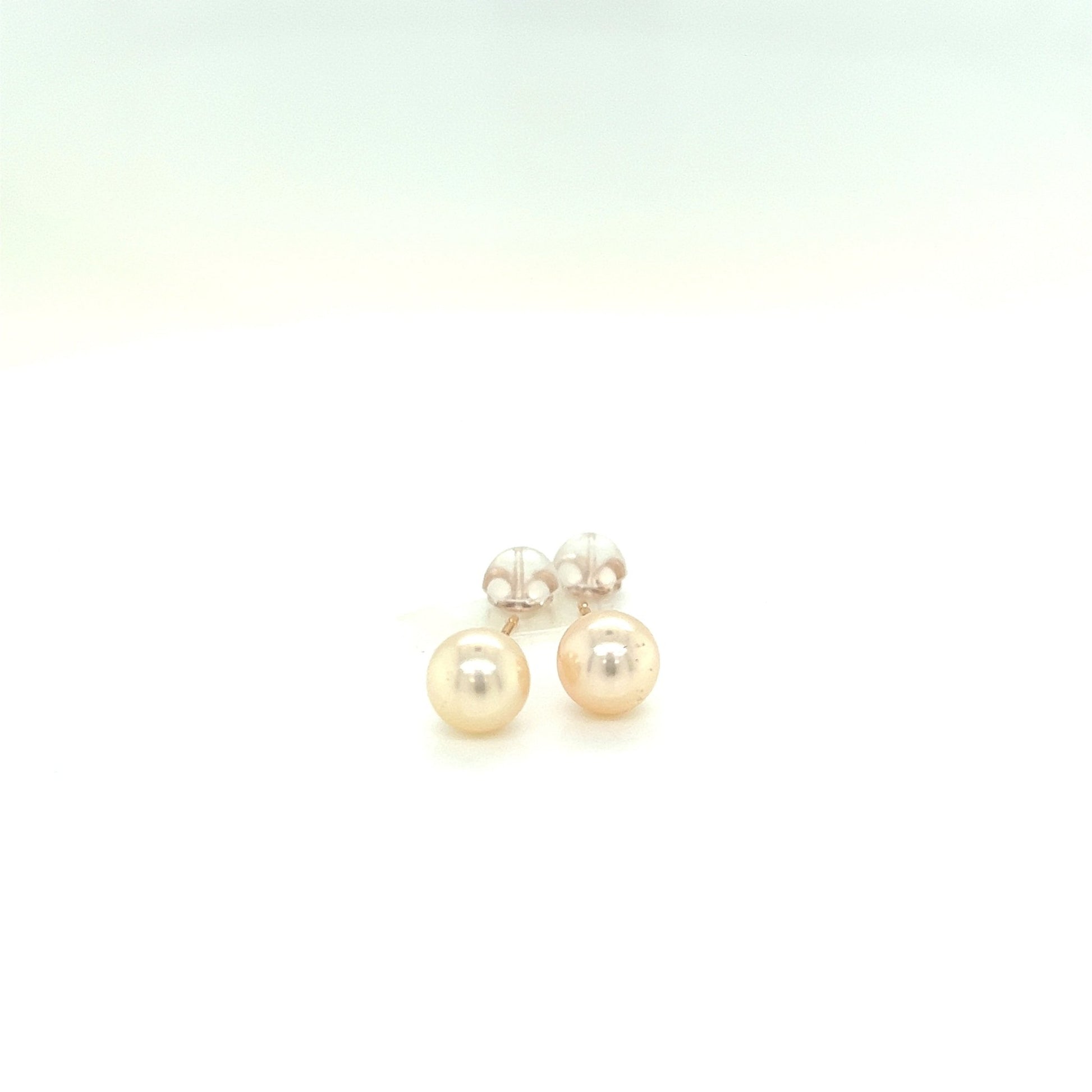 Single Akoya Pearl Earrings 6 - 6.5mm - JMW Jewelry Wholesale