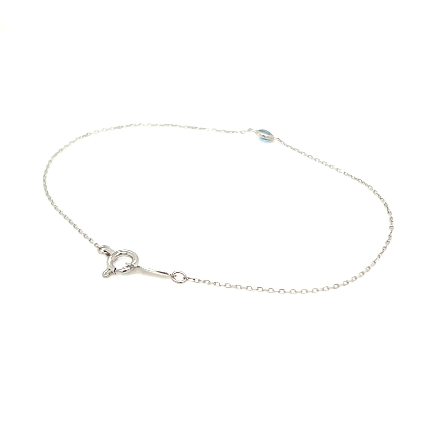 Single Bubble London Blue Topaz Bracelet - JMW Jewelry Wholesale