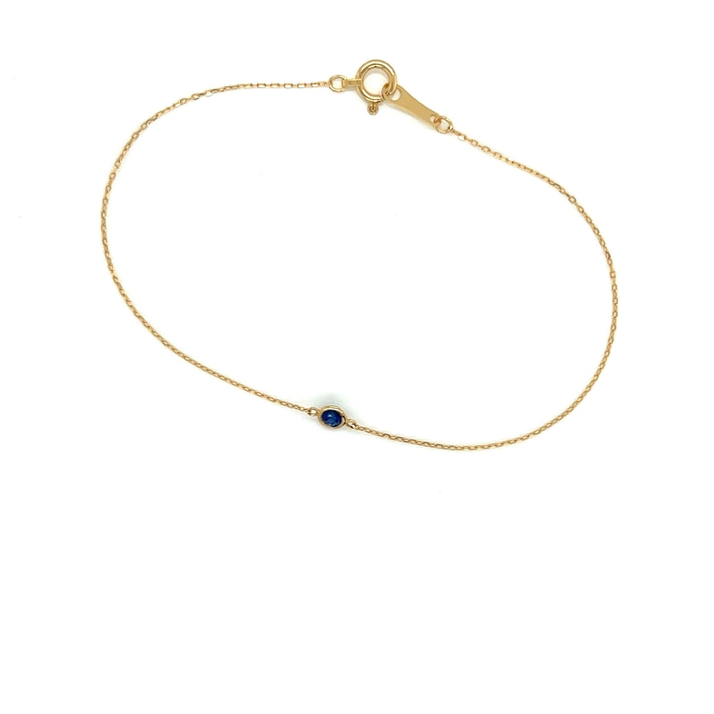 Single Bubble Sapphire Bracelet 0.07ct - JMW Jewelry Wholesale