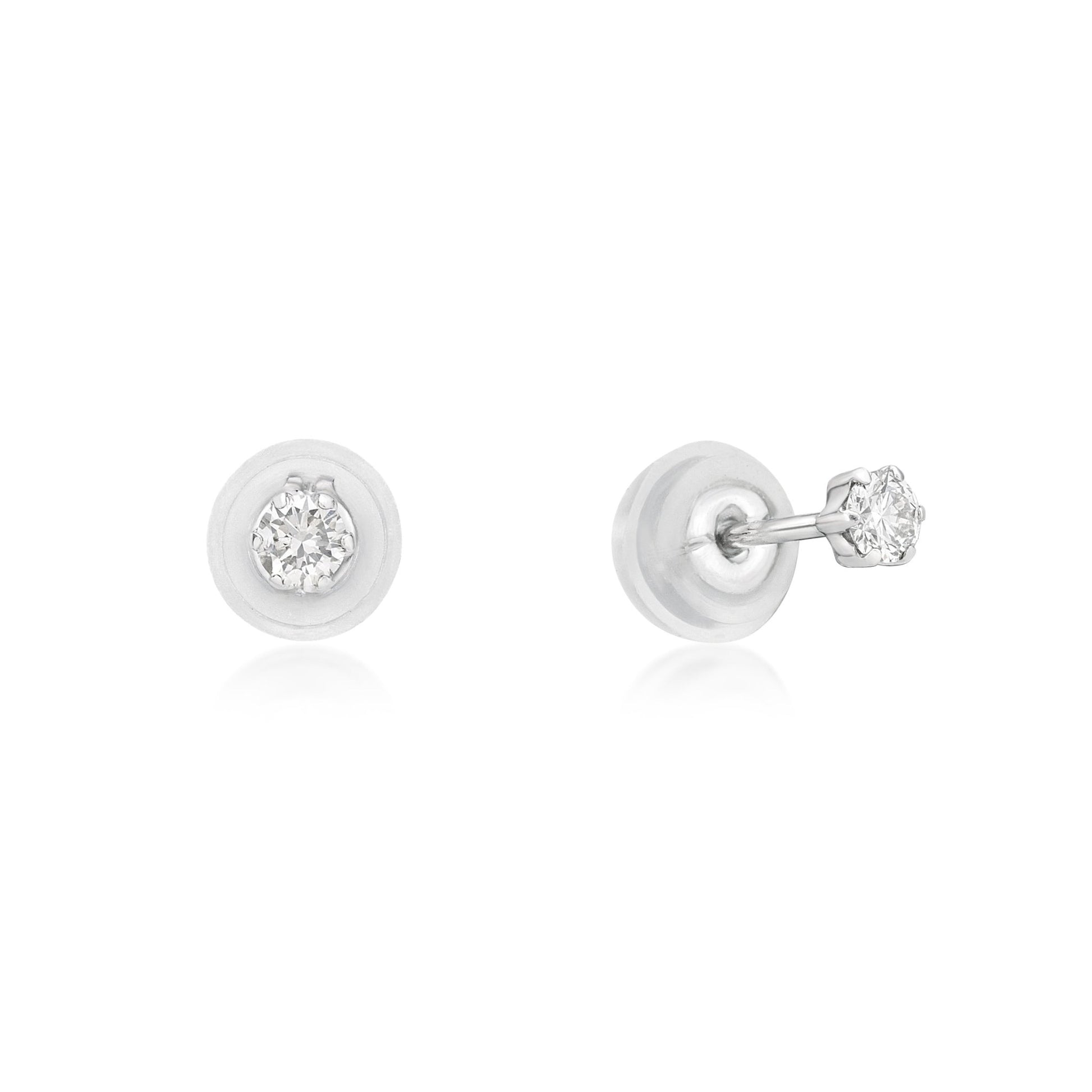 Single Dia Earrings 0.1ct - JMW Jewelry Wholesale