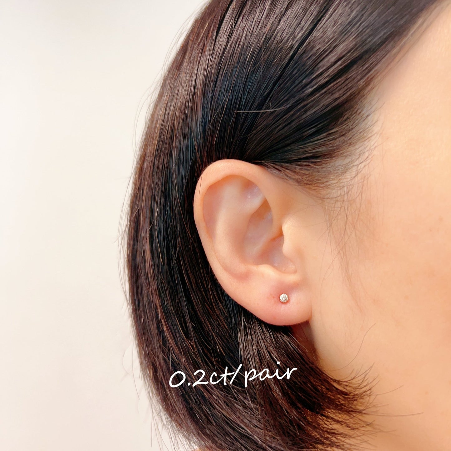 Single Dia Earrings 0.2ct - JMW Jewelry Wholesale