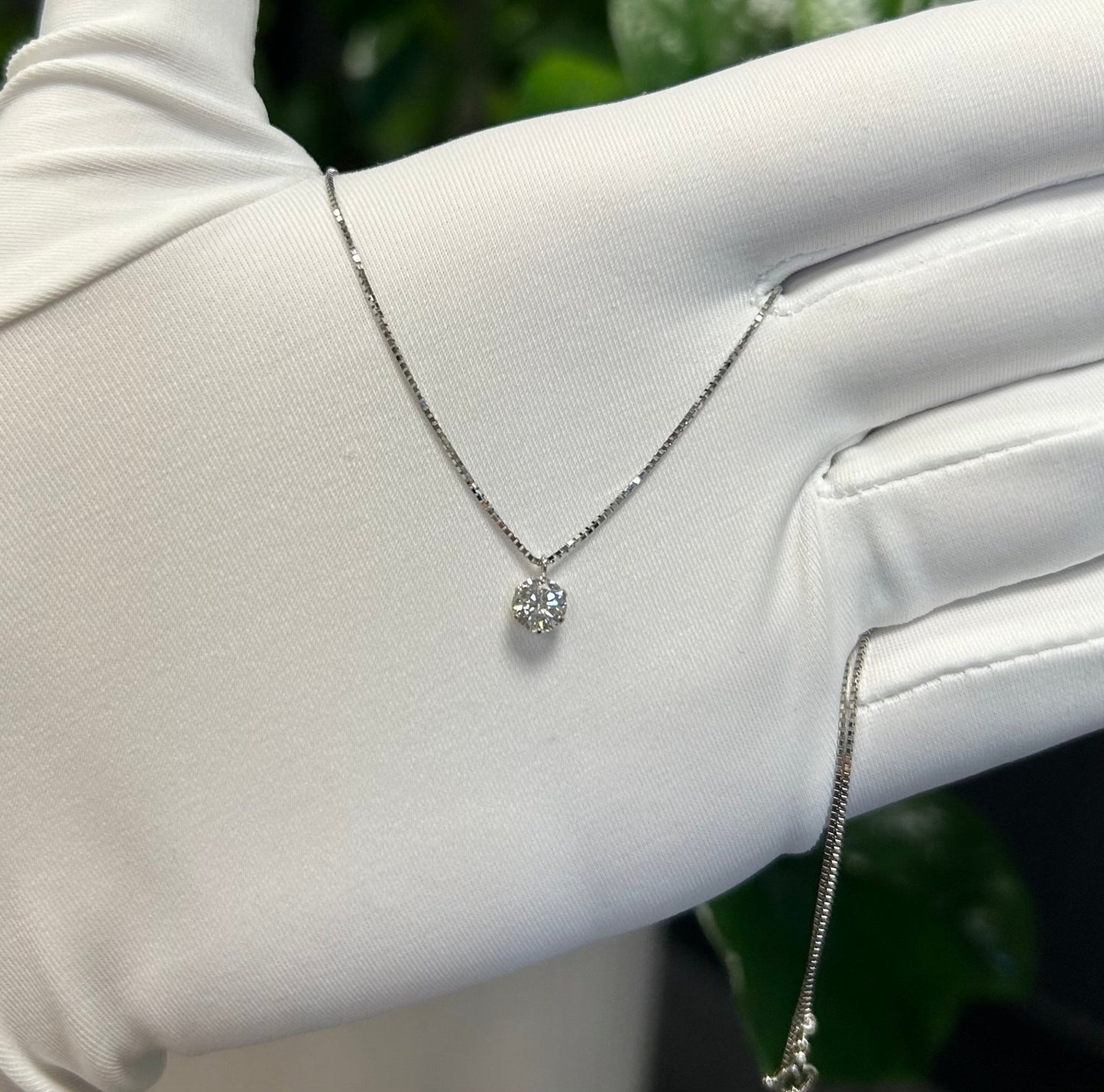 Single Dia Necklace 0.504ct CGL/G/VS1/GD - JMW Jewelry Wholesale