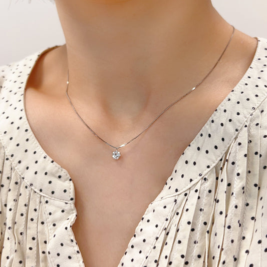 Single Dia Necklace 0.504ct CGL/G/VS1/GD - JMW Jewelry Wholesale