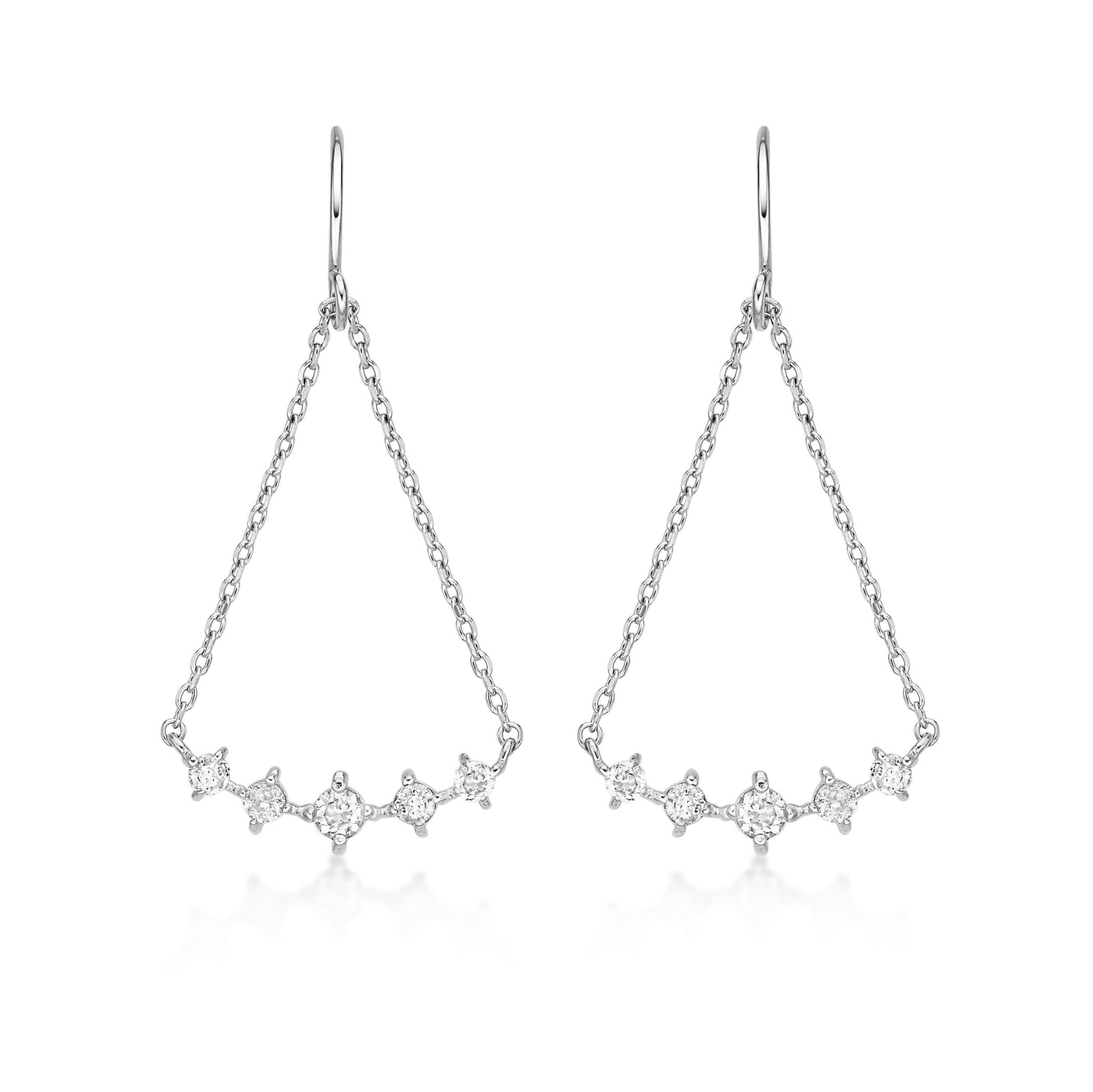 Smile Dangle Earrings 0.2ct - JMW Jewelry Wholesale