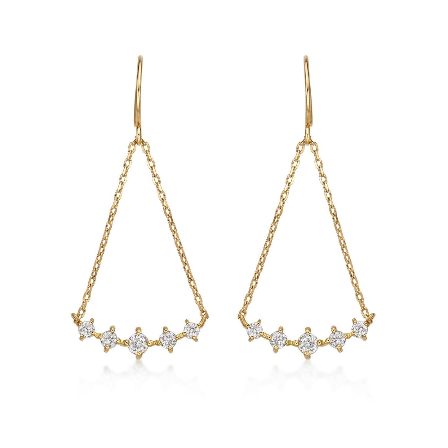 Smile Dangle Earrings 0.2ct - JMW Jewelry Wholesale