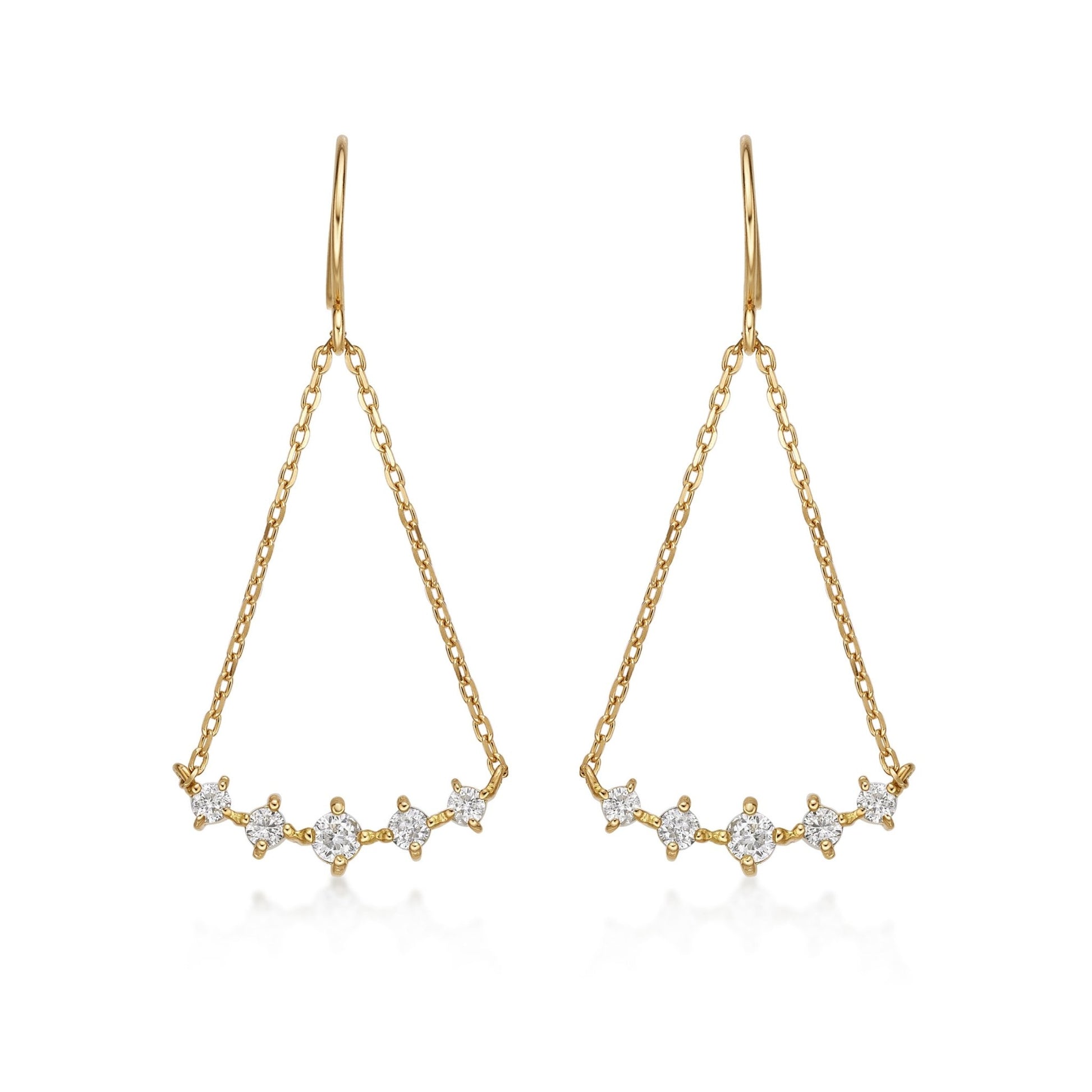 Smile Dangle Earrings 0.2ct - JMW Jewelry Wholesale