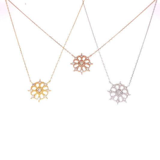 Snowflake Necklace 0.1ct - JMW Jewelry Wholesale