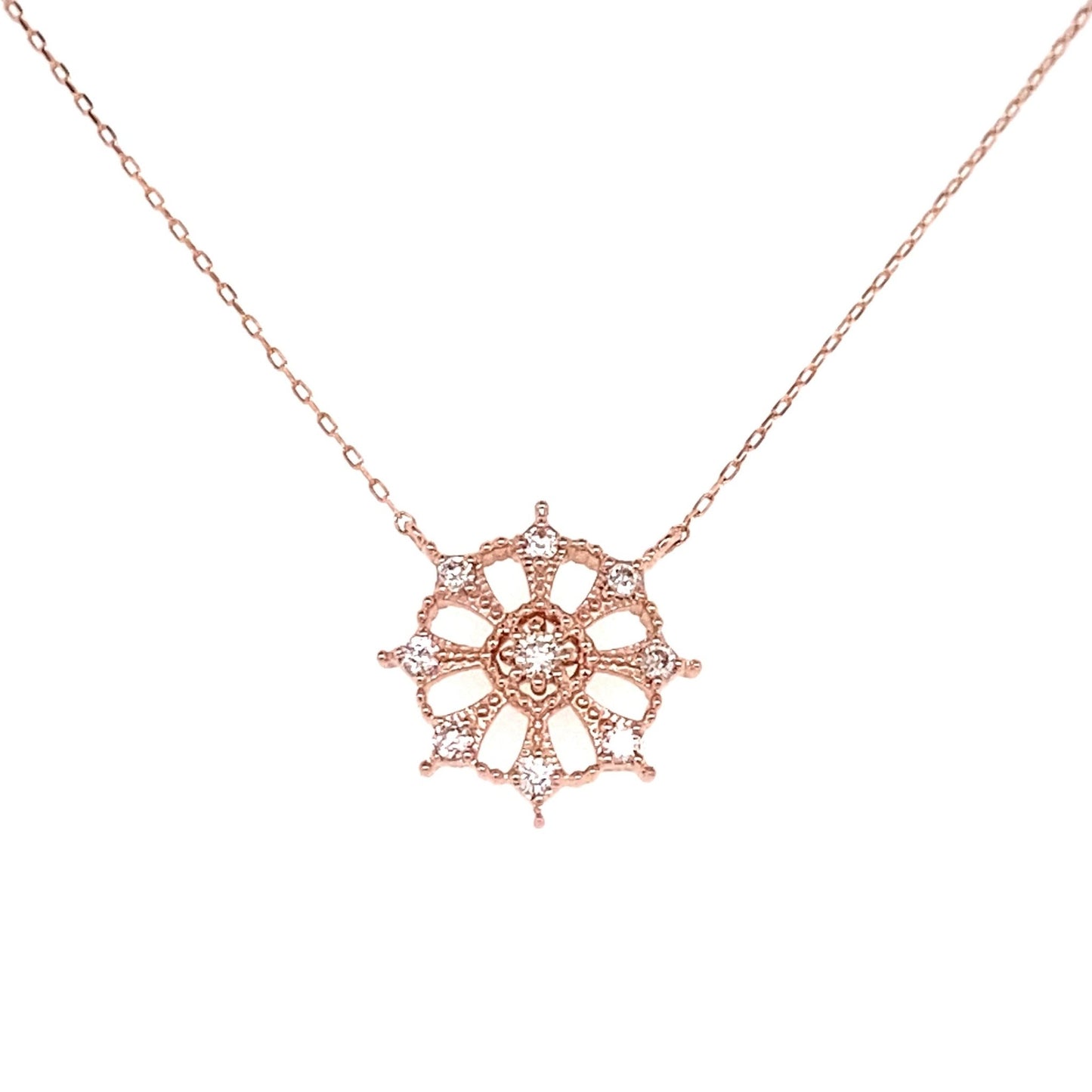 Snowflake Necklace 0.1ct - JMW Jewelry Wholesale