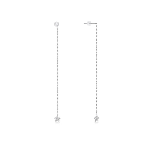 Star Dangle Earrings 0.2ct - JMW Jewelry Wholesale