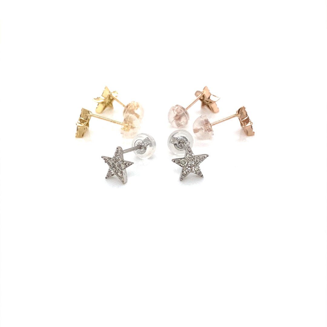Star Earrings 0.16ct - JMW Jewelry Wholesale