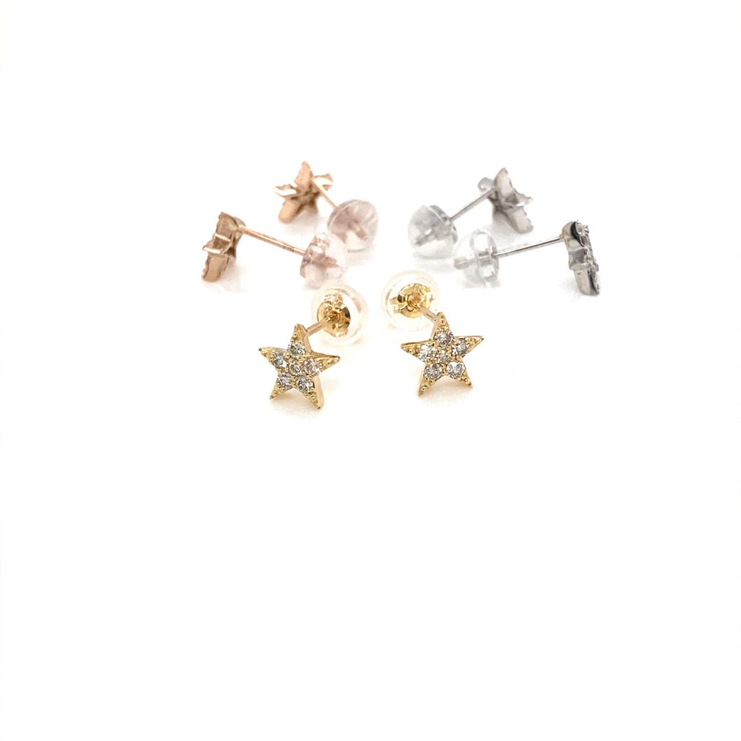 Star Earrings 0.16ct - JMW Jewelry Wholesale