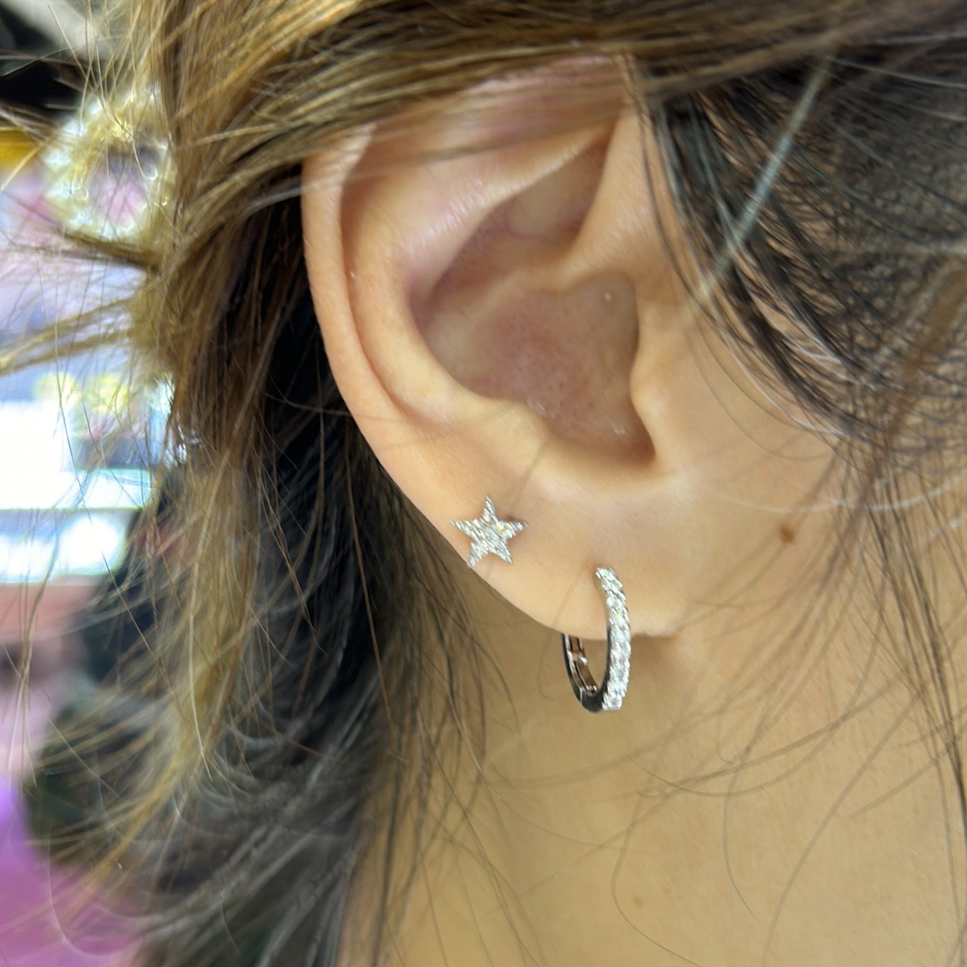 Star Earrings 0.16ct - JMW Jewelry Wholesale