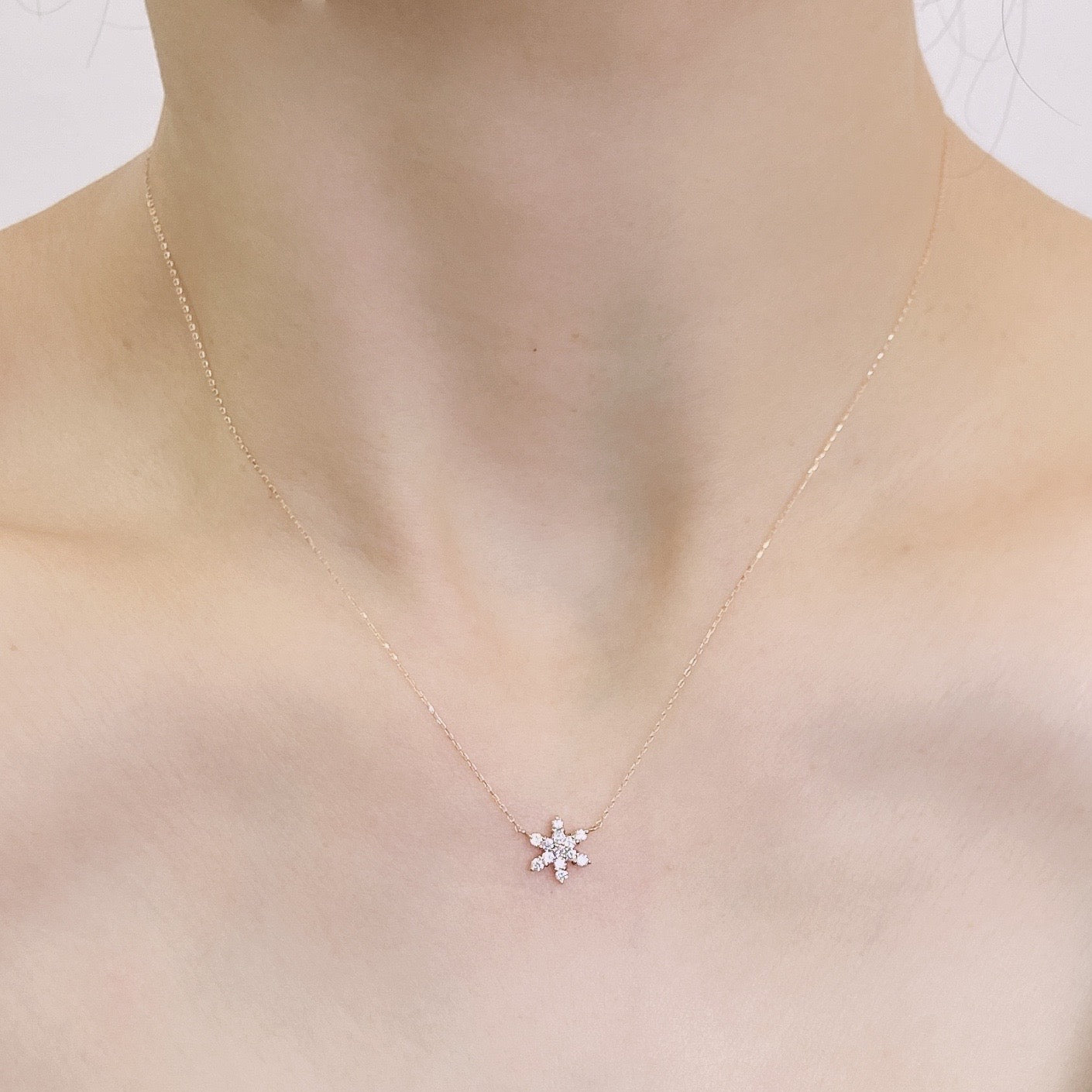 Starfish Necklace 0.2ct - JMW Jewelry Wholesale