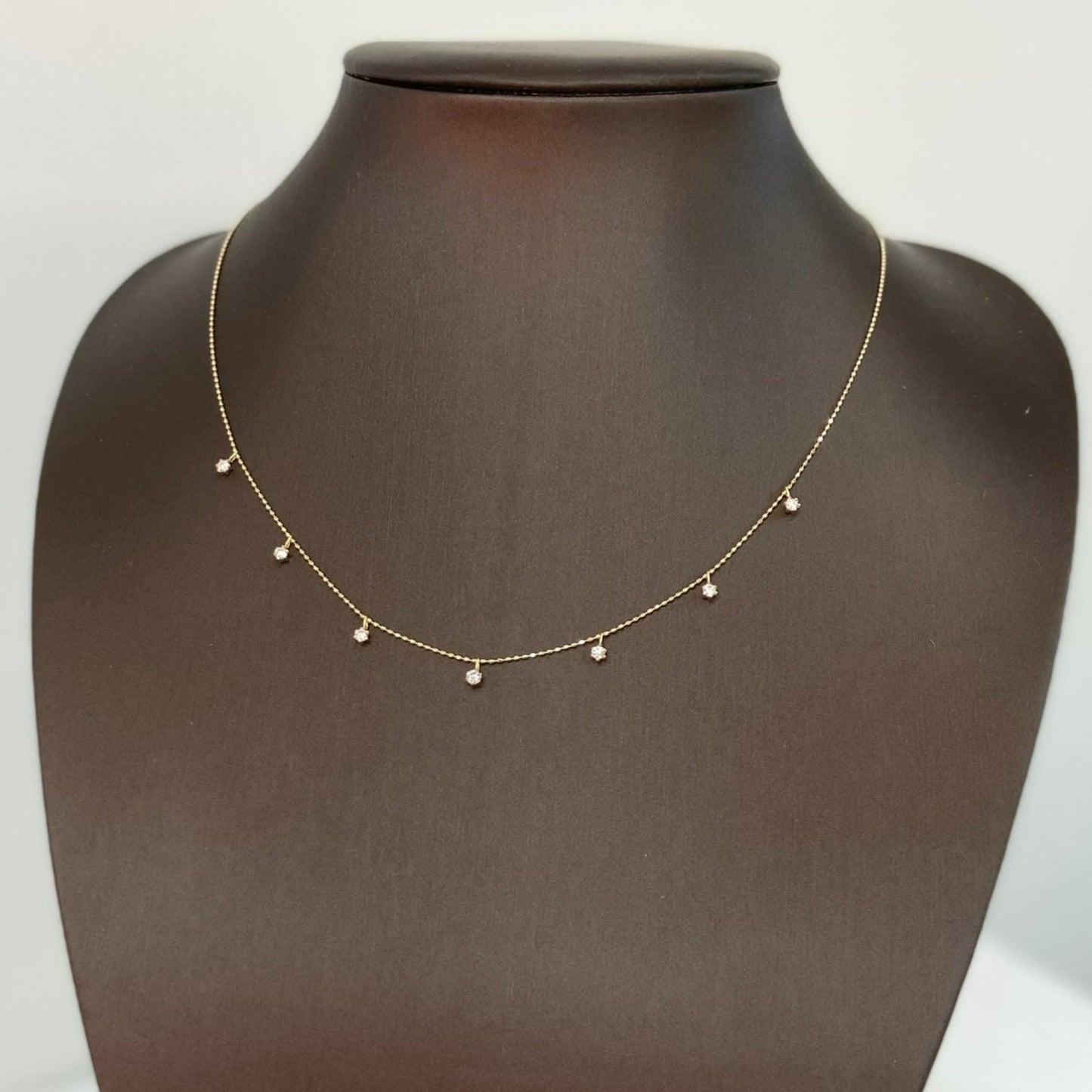 Station Necklace 0.3ct - JMW Jewelry Wholesale