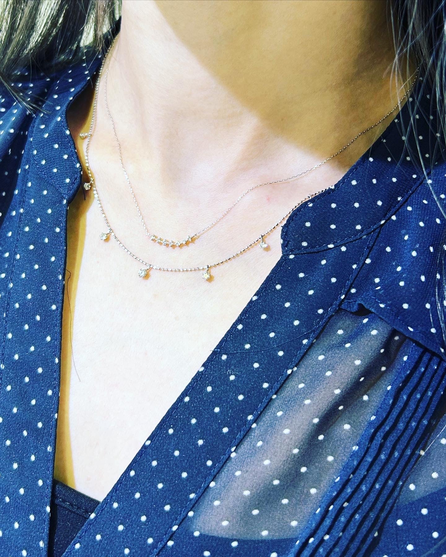 Station Necklace 0.3ct - JMW Jewelry Wholesale