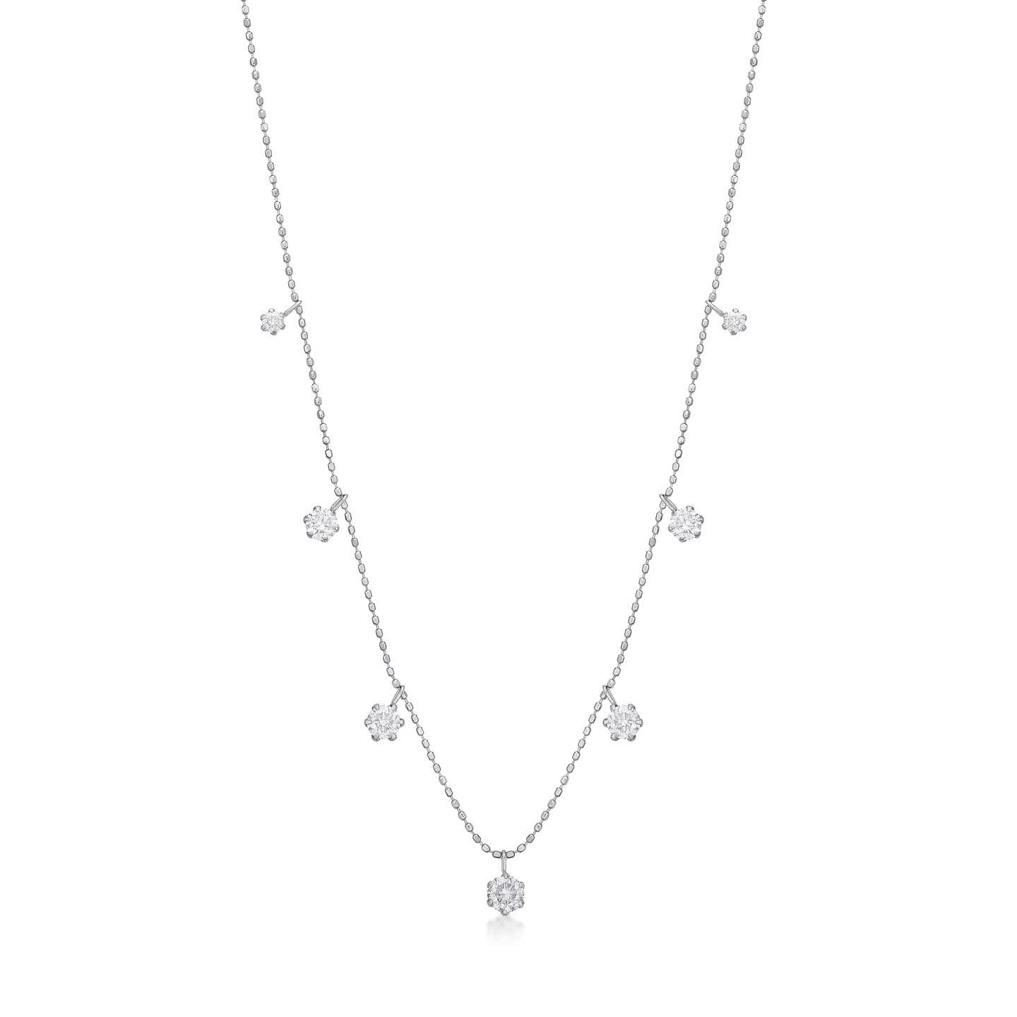 Station Necklace 0.3ct - JMW Jewelry Wholesale
