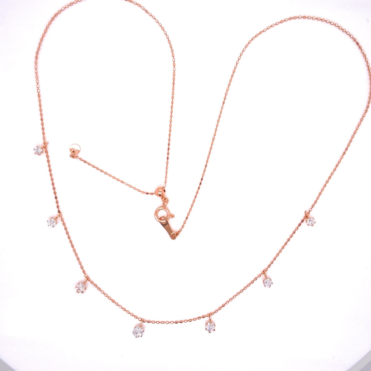 Station Necklace 0.5ct - JMW Jewelry Wholesale