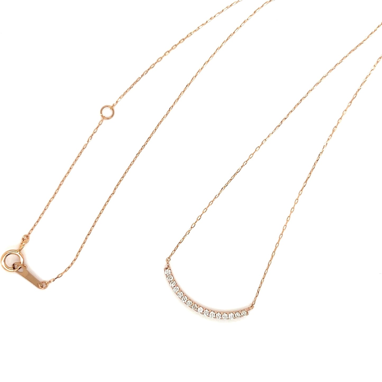 Straight Smile Necklace 0.12ct - JMW Jewelry Wholesale
