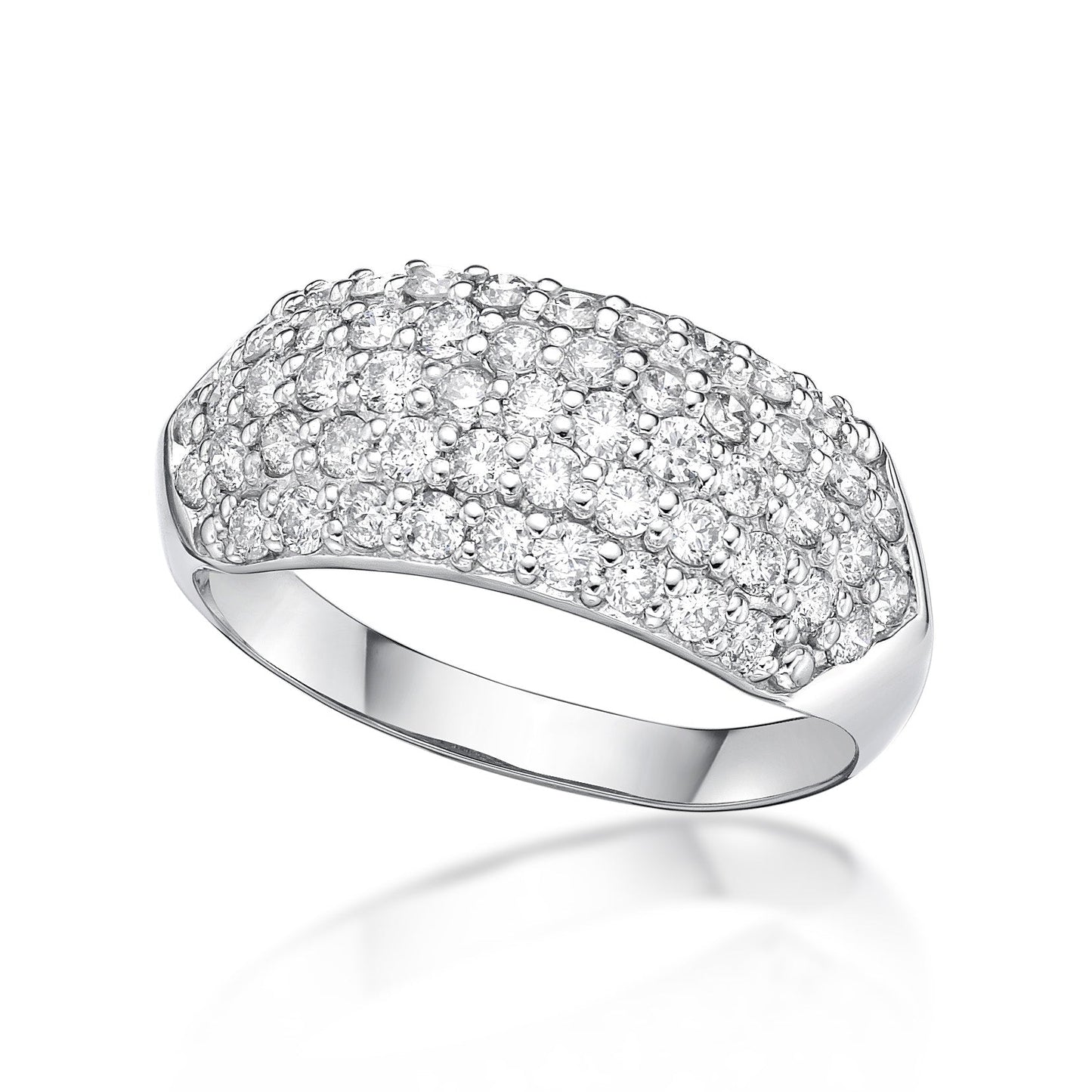 Streamline 5 Row Dia Ring 1ct - JMW Jewelry Wholesale