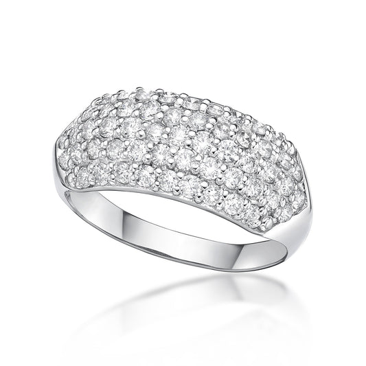 Streamline 5 Row Dia Ring 1ct - JMW Jewelry Wholesale