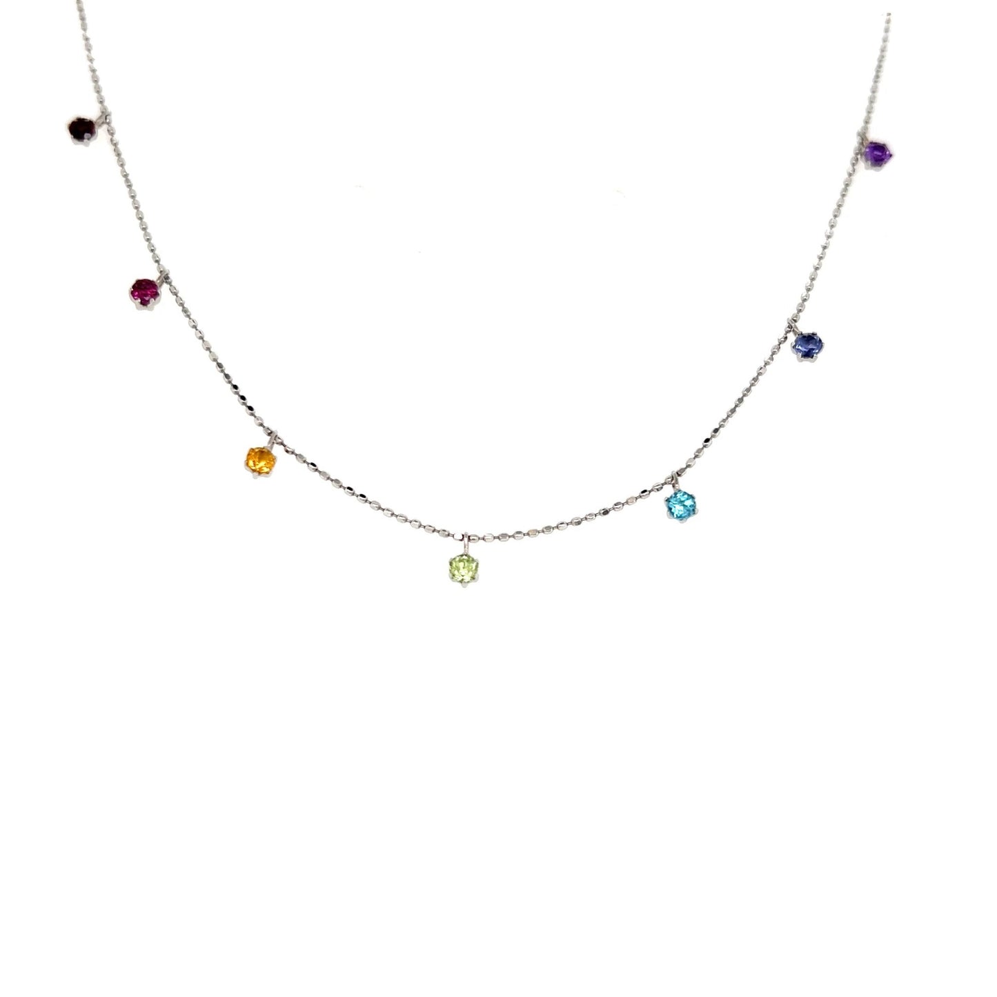 Streamline V Shape Necklace 0.07ct - JMW Jewelry Wholesale