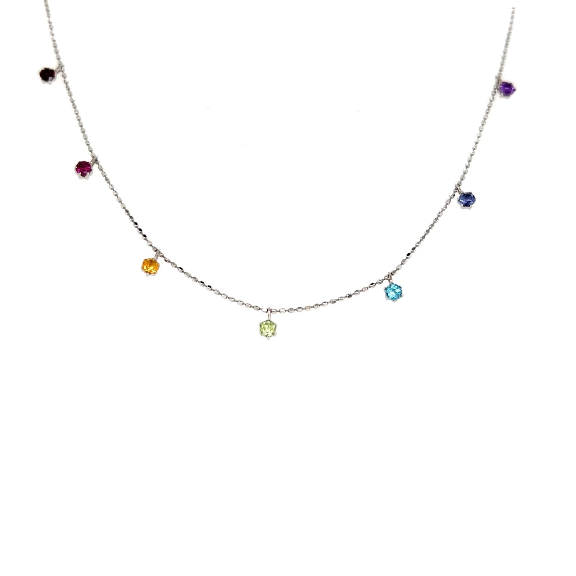 Streamline V Shape Necklace 0.07ct - JMW Jewelry Wholesale