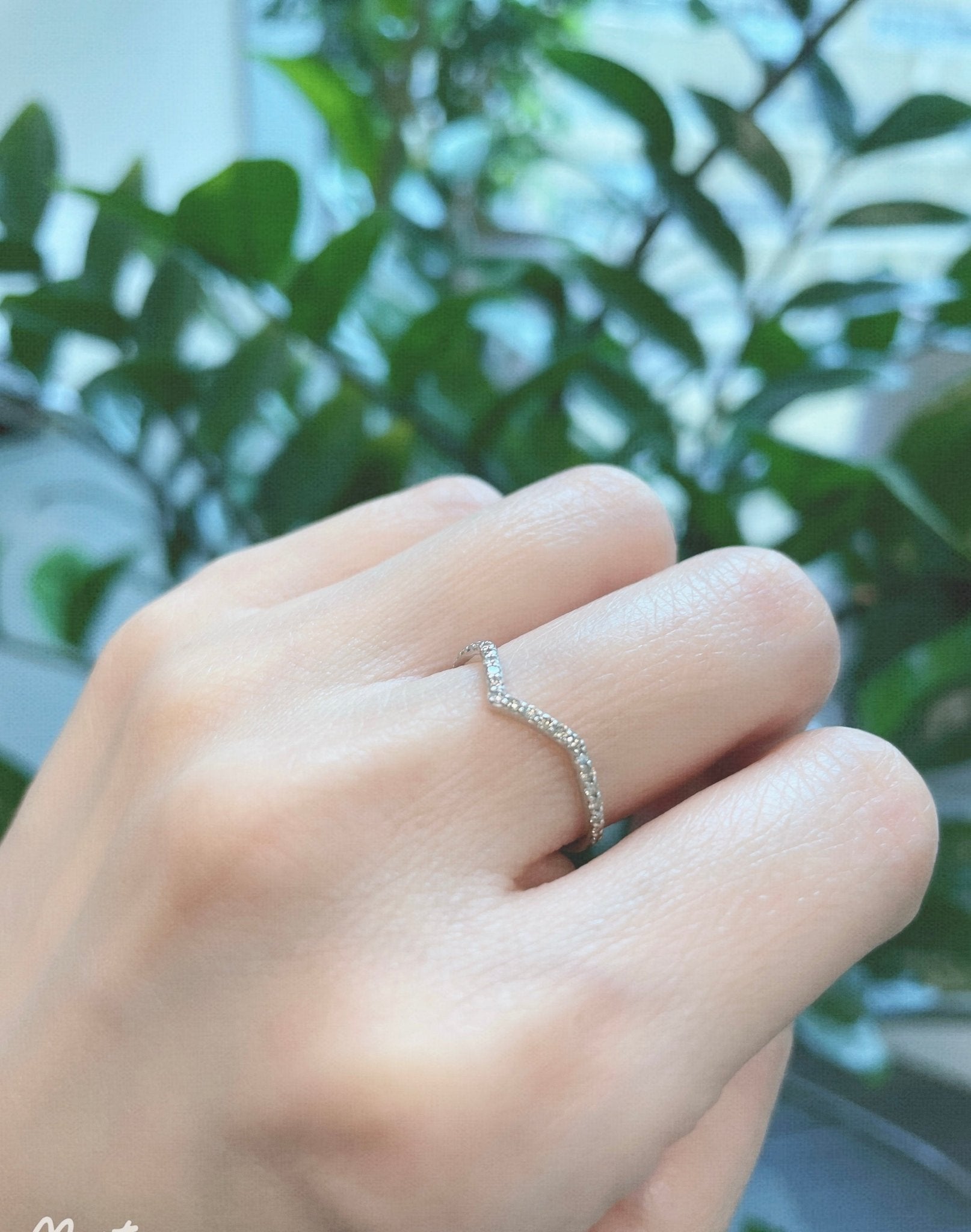 Streamline V Shape Ring 0.2ct - JMW Jewelry Wholesale