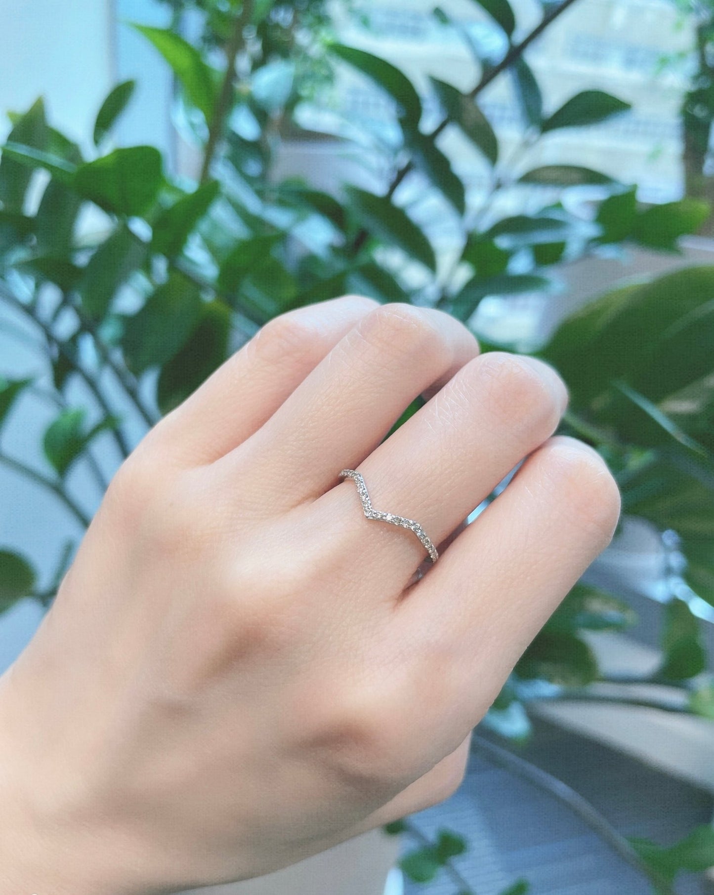 Streamline V Shape Ring 0.2ct - JMW Jewelry Wholesale