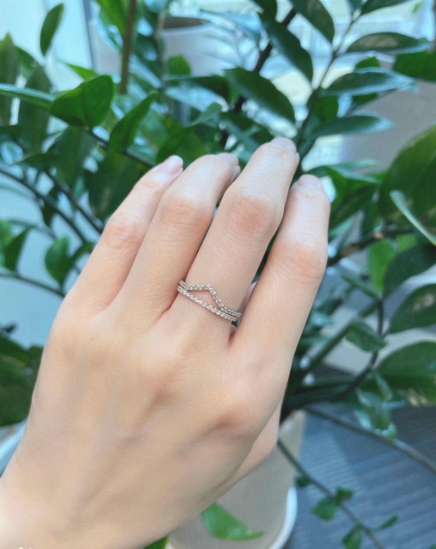 Streamline V Shape Ring 0.2ct - JMW Jewelry Wholesale