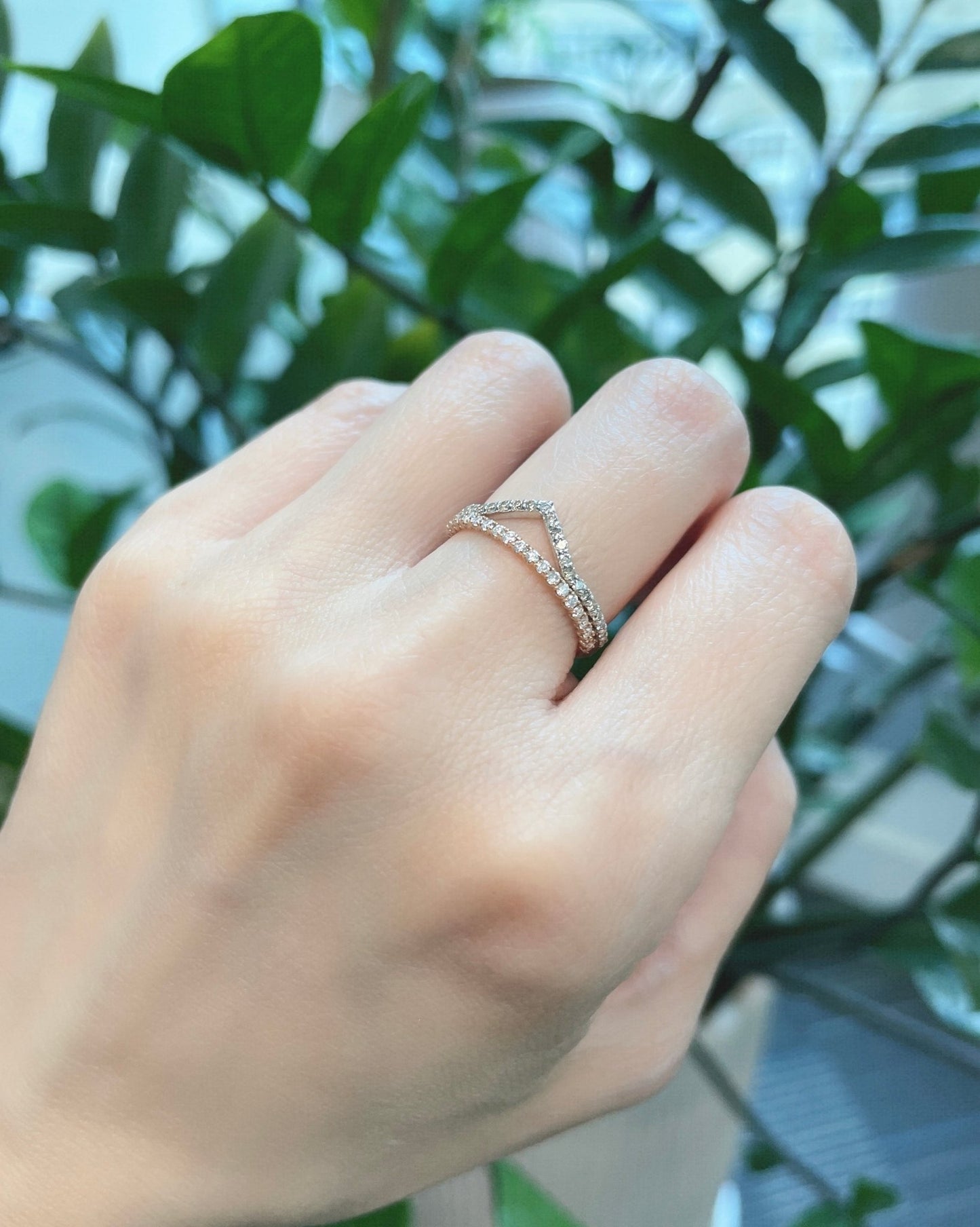 Streamline V Shape Ring 0.2ct - JMW Jewelry Wholesale