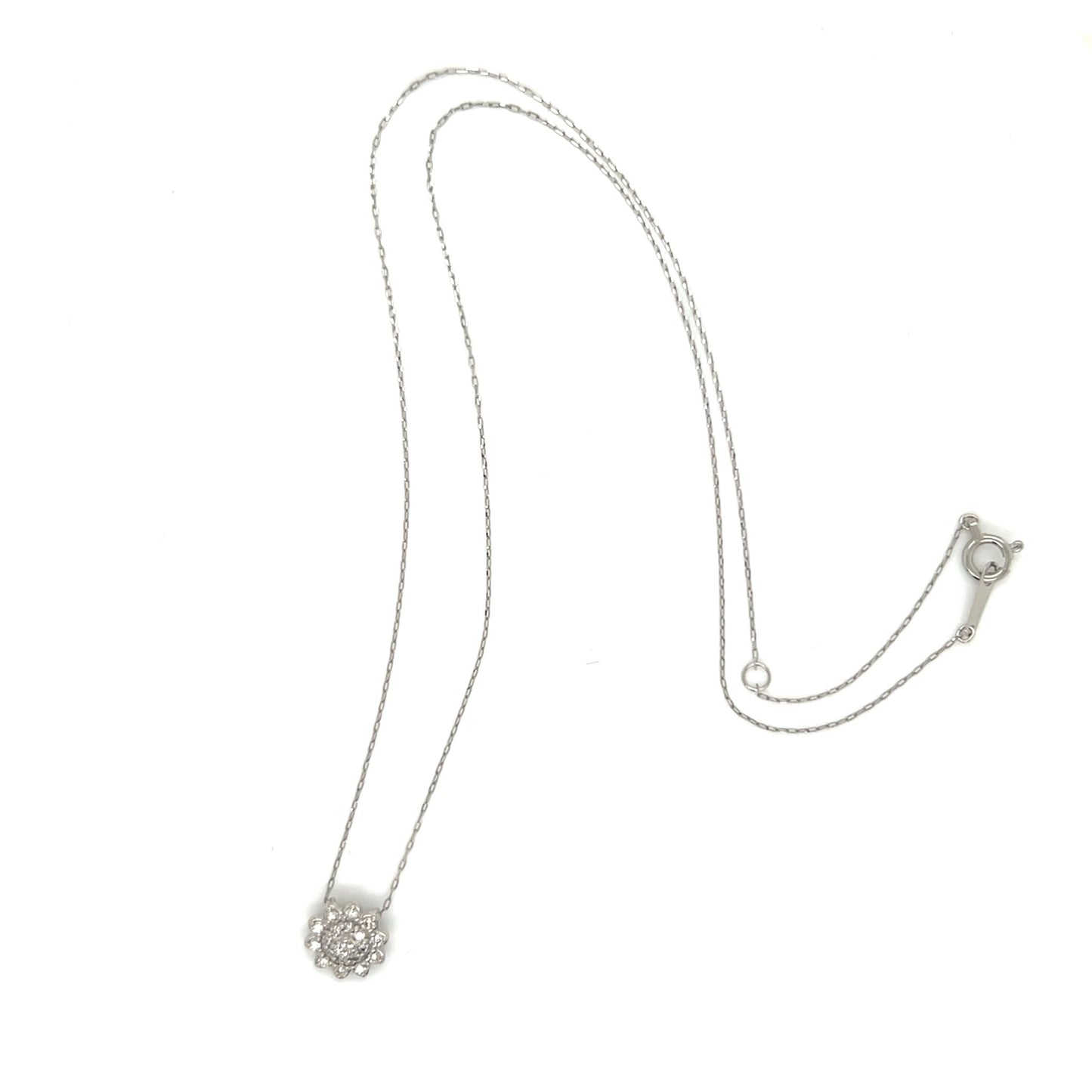 Sunflower Necklace 0.15ct - JMW Jewelry Wholesale