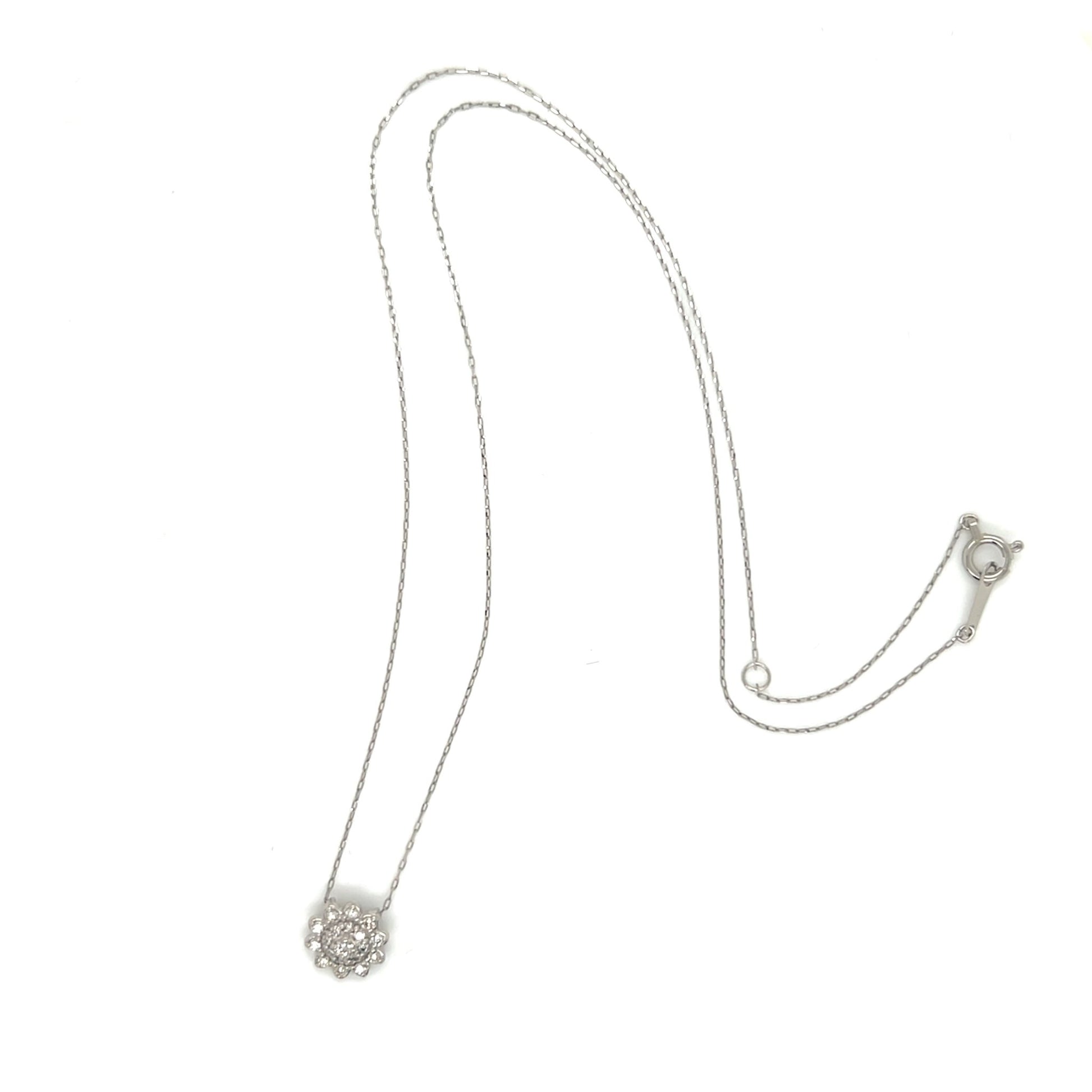 Sunflower Necklace 0.15ct - JMW Jewelry Wholesale
