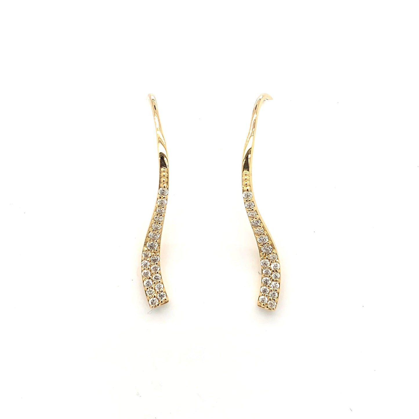 Swirl Earwire 0.2ct - JMW Jewelry Wholesale