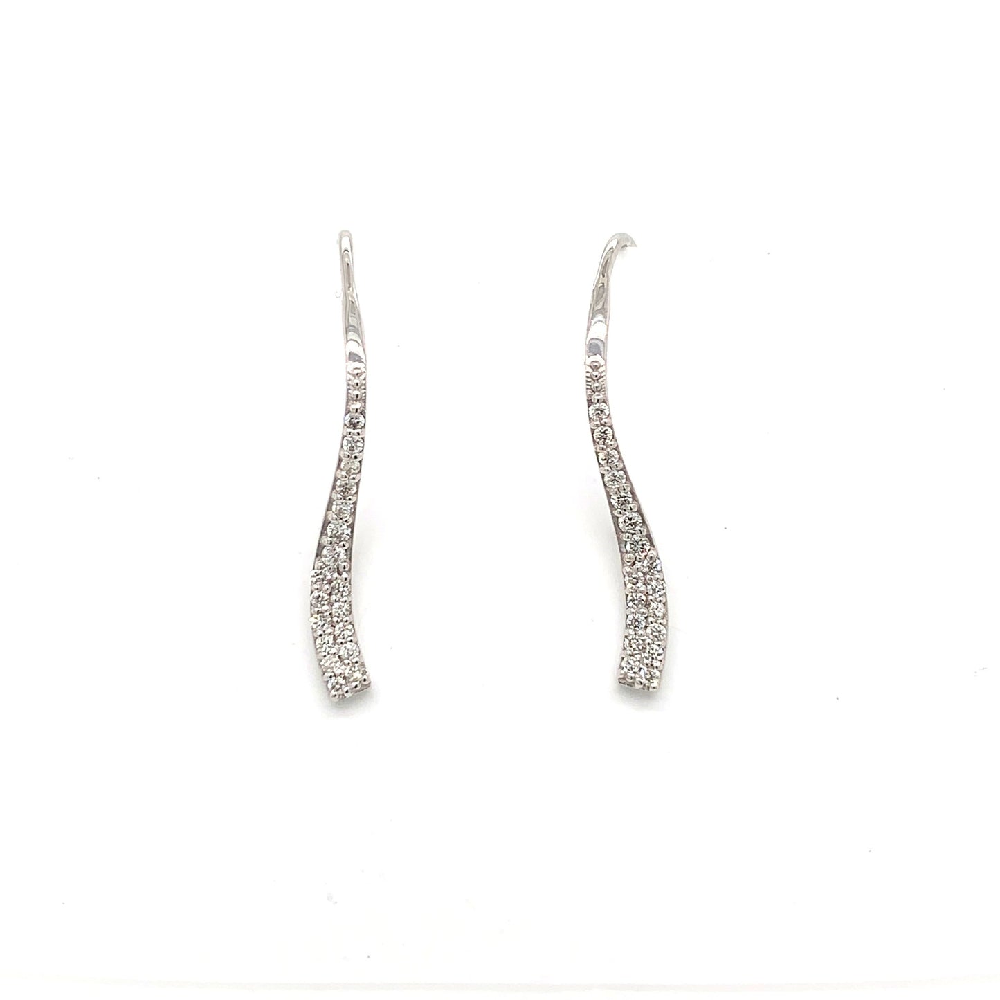 Swirl Earwire 0.2ct - JMW Jewelry Wholesale