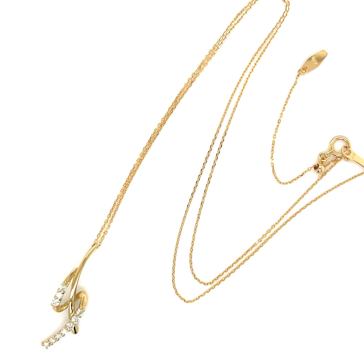 Swirl Necklace 0.2ct - JMW Jewelry Wholesale