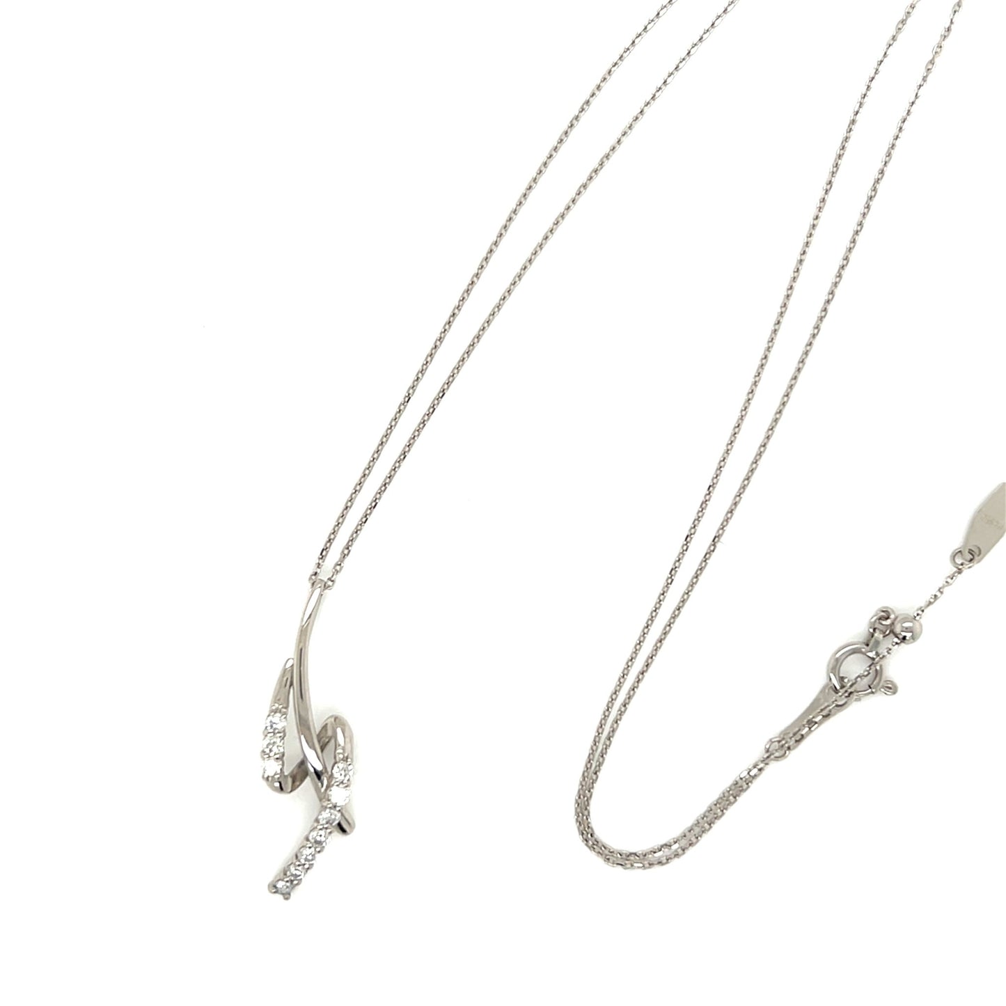 Swirl Necklace 0.2ct - JMW Jewelry Wholesale