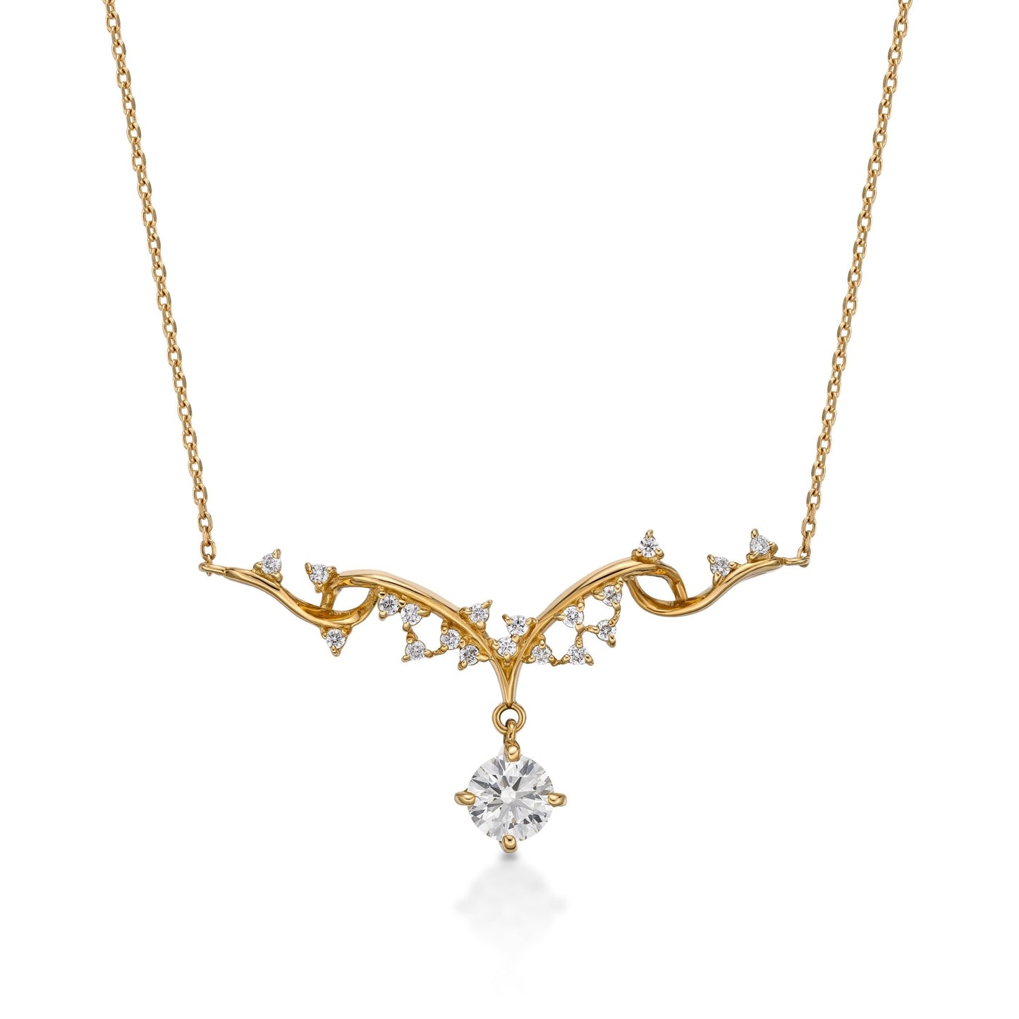 Thorns Necklace 0.3/0.09ct - JMW Jewelry Wholesale
