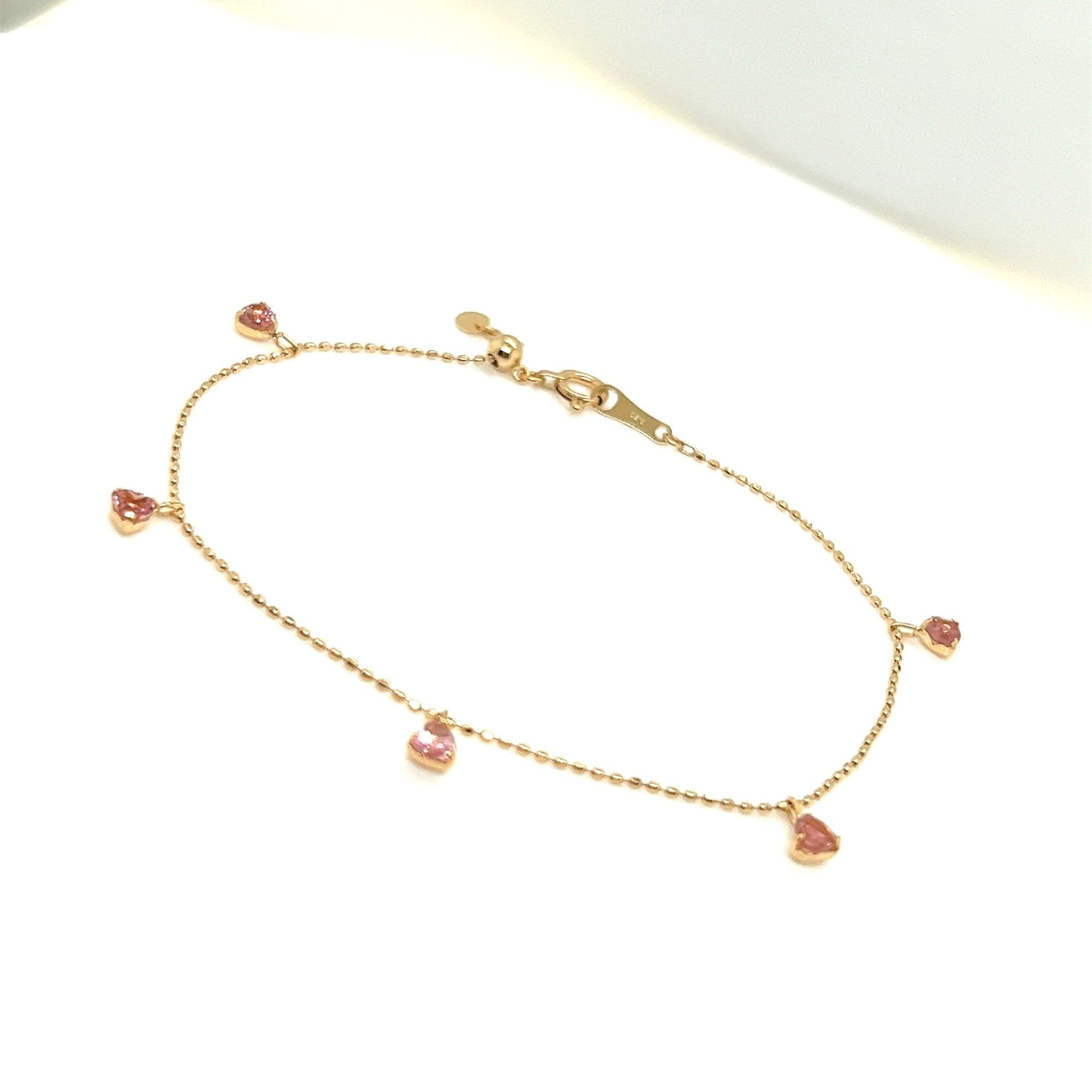 Tourmaline Station Bracelet 3mm - JMW Jewelry Wholesale