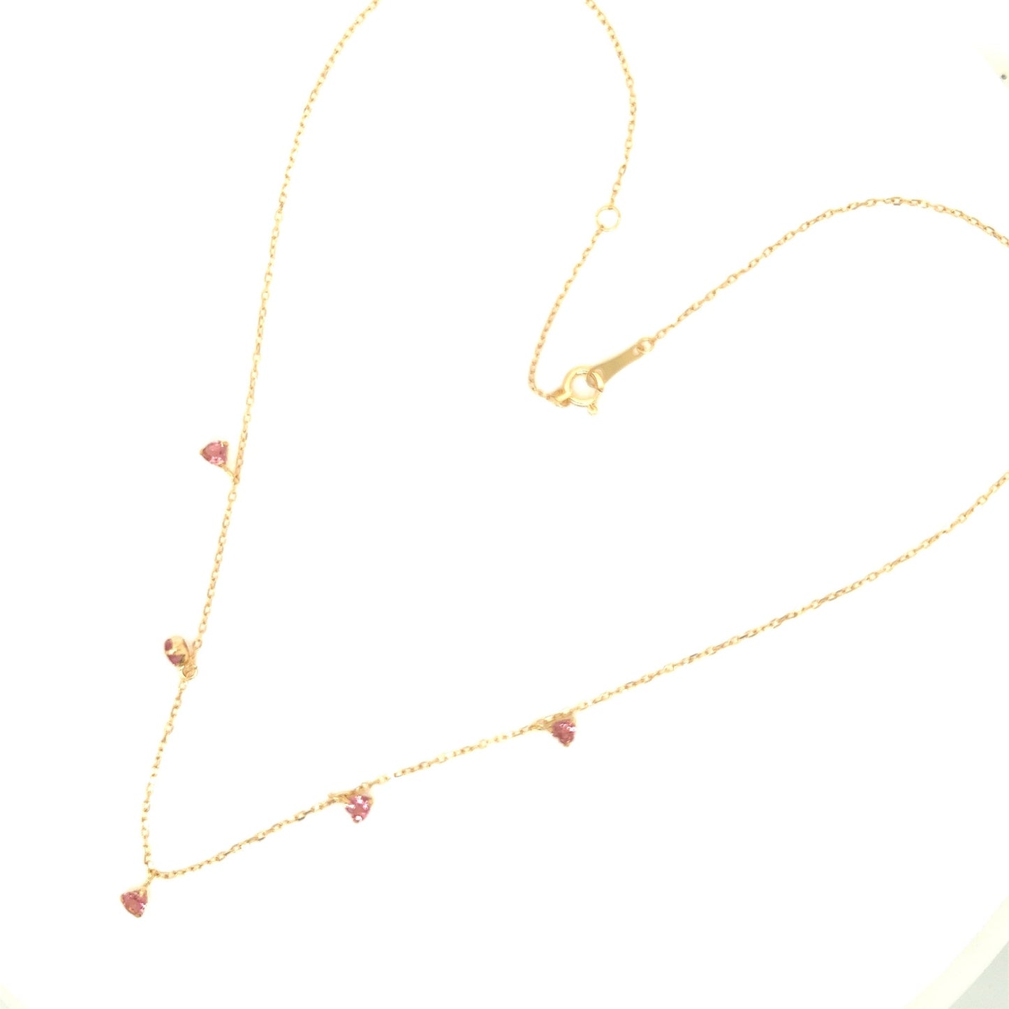Tourmaline Station Necklace 3mm - JMW Jewelry Wholesale