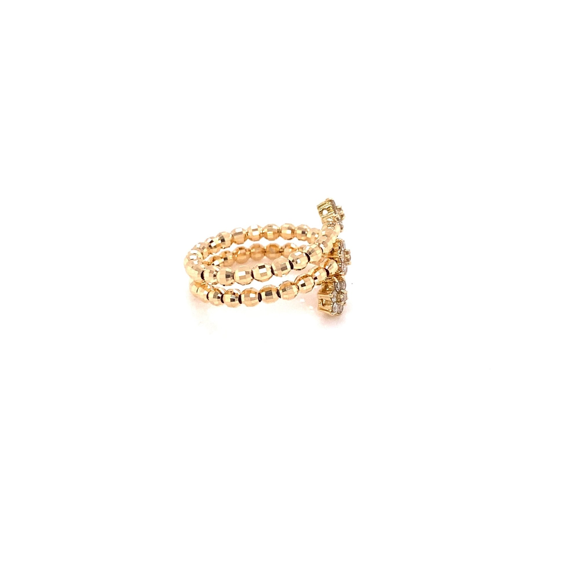 Triple Hexagram Star Flexi Ring 0.3ct - JMW Jewelry Wholesale