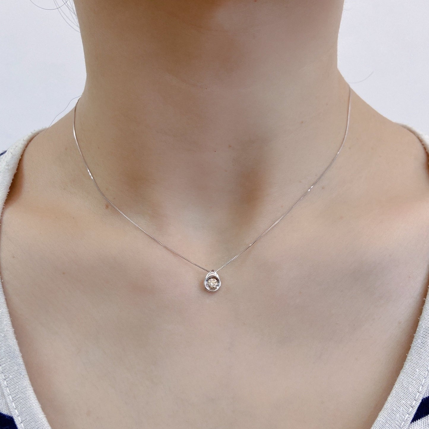 Waterdrop Bubble Necklace 0.2ct - JMW Jewelry Wholesale