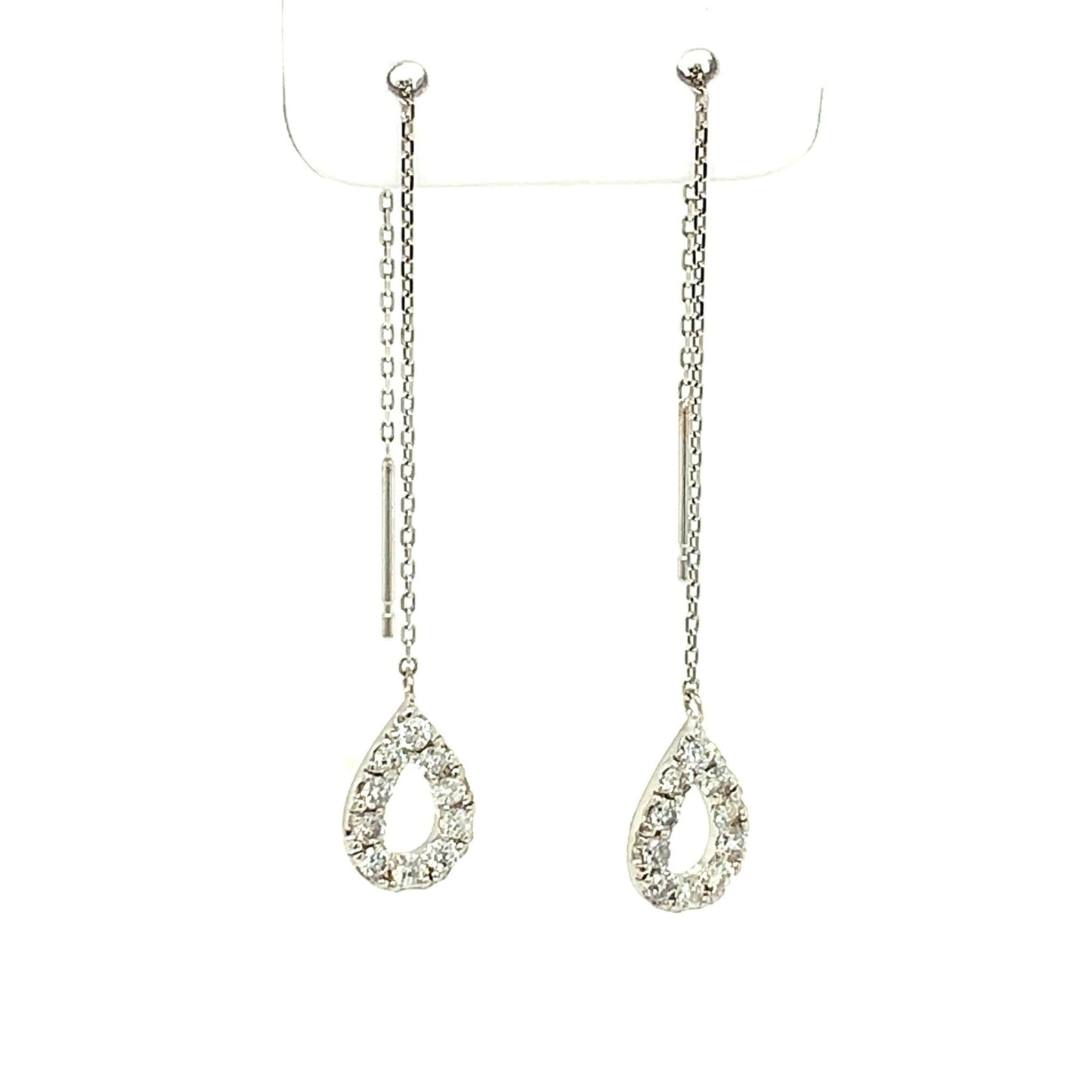 Waterdrop Dangle earrings 0.3ct - JMW Jewelry Wholesale