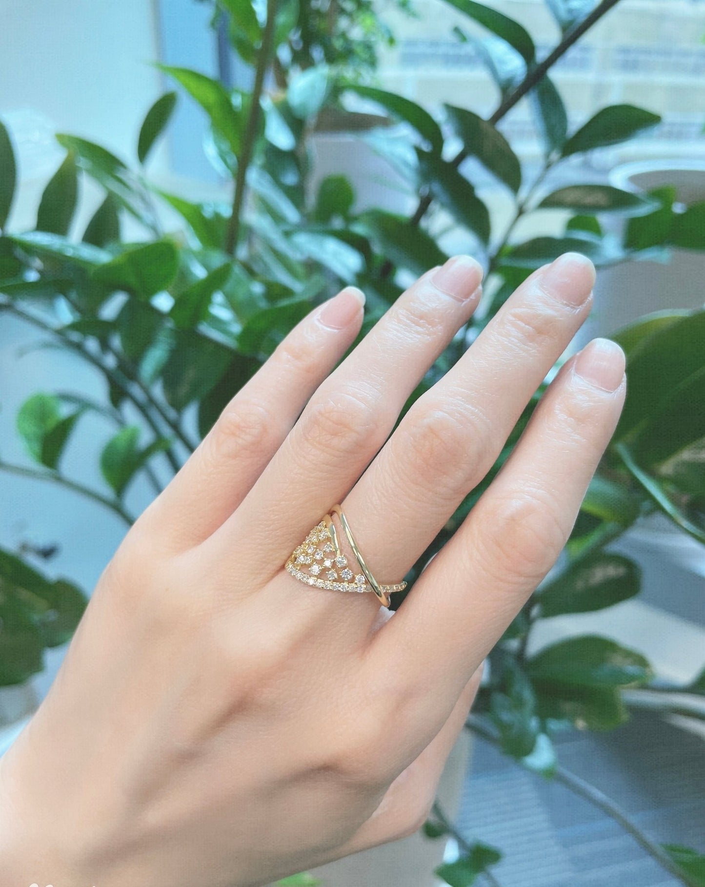 Wave Motif Ring 0.5ct - JMW Jewelry Wholesale