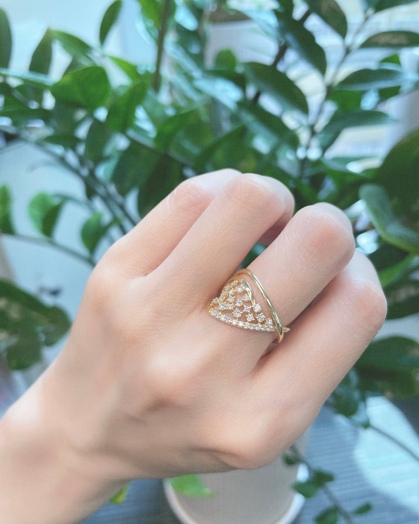 Wave Motif Ring 0.5ct - JMW Jewelry Wholesale