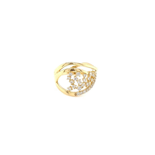 Wave Motif Ring 0.5ct - JMW Jewelry Wholesale