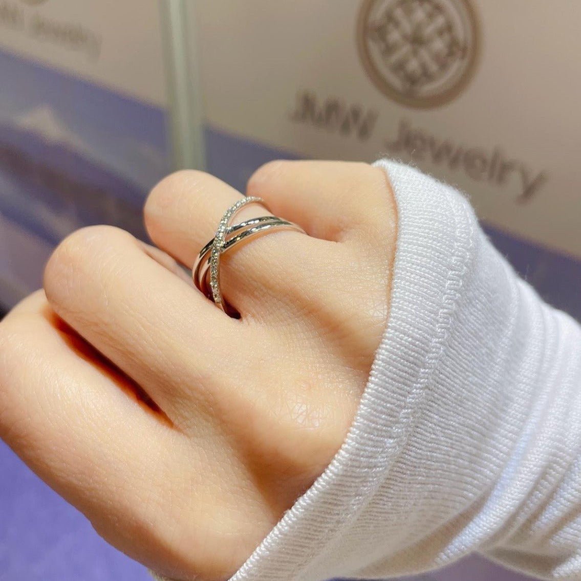 Wave Ring B 0.15ct - JMW Jewelry Wholesale